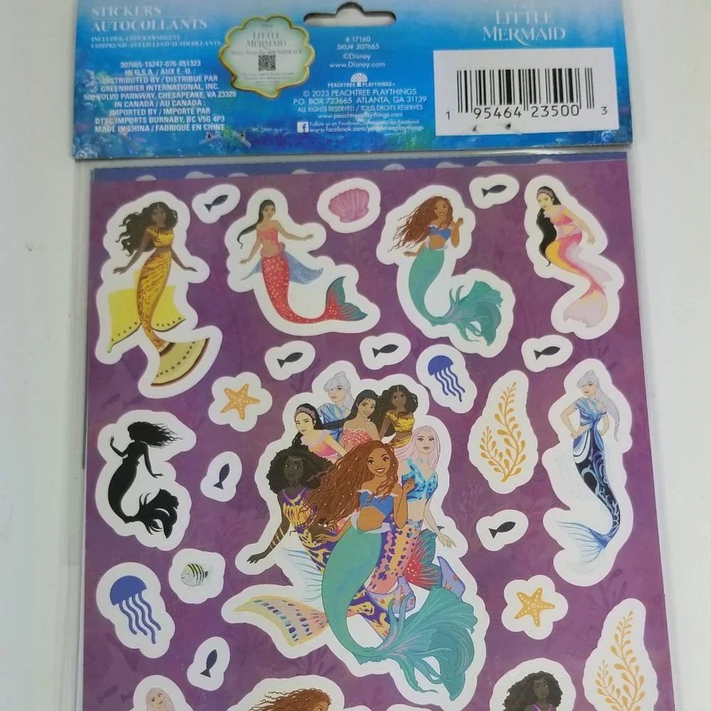 Disney Little Mermaid 150 stickers